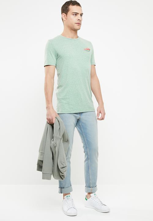 Jack & Jones - Summertime small short sleeve crew neck tee - green 