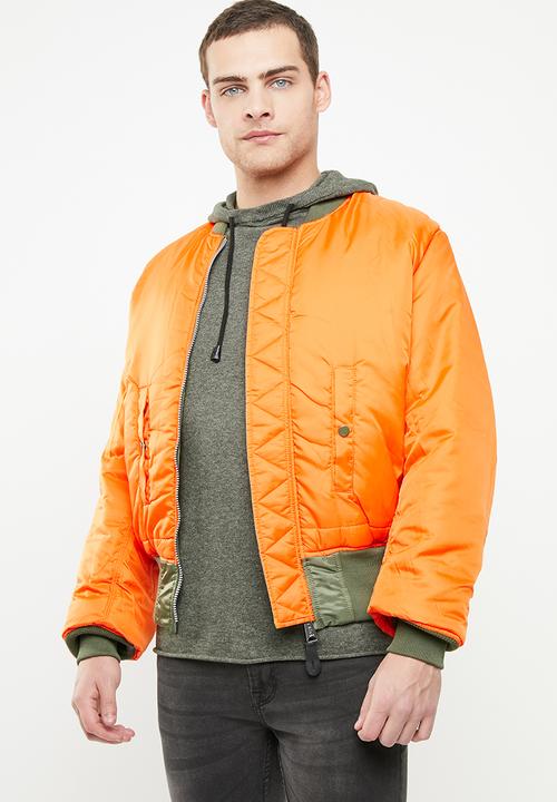 Alpha Industries - Ma-1 tape sa reversable jacket - green