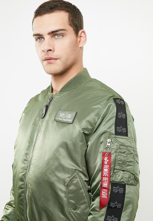 Alpha Industries - Ma-1 tape sa reversable jacket - green