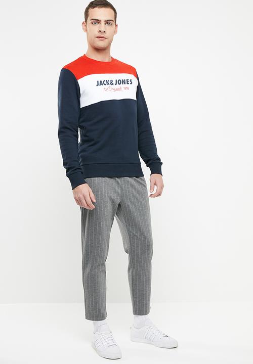 Jack & Jones - Shakedown crew neck sweat - multi