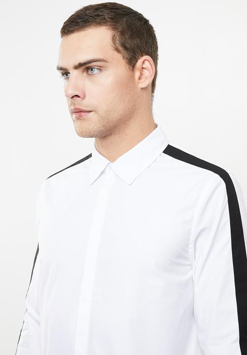 Brave Soul - Lotus shirt - white