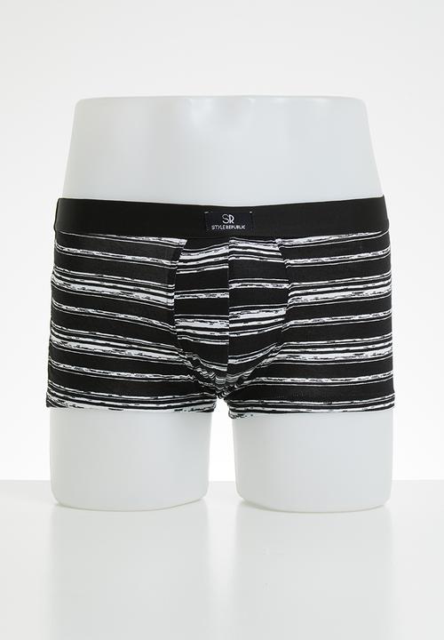 STYLE REPUBLIC - Fashion boxer briefs - black & white