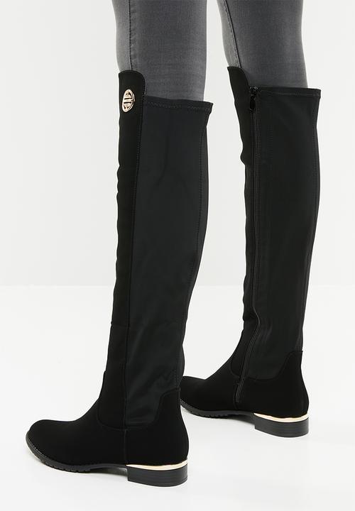 Miss Black - Over the knee boot - black