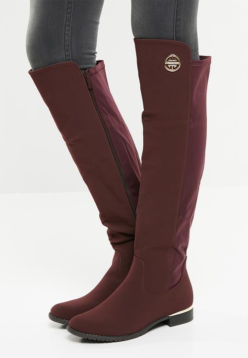 Miss Black - Hadar 3 boot - burgundy