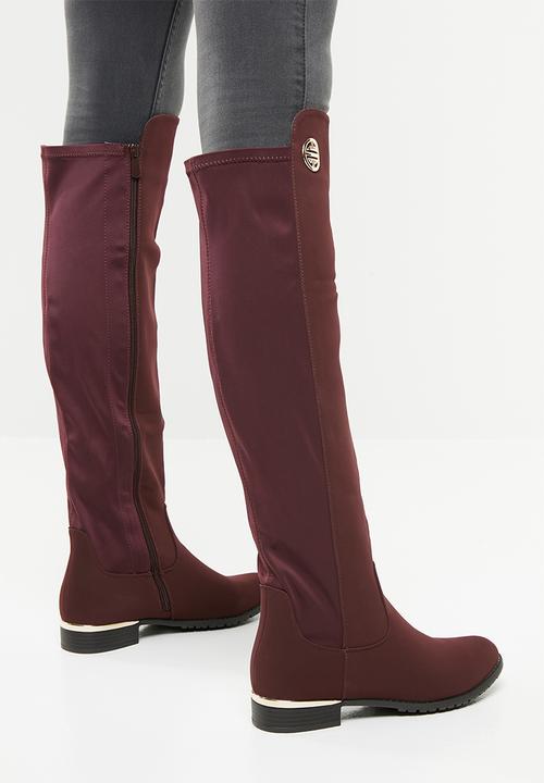 Miss Black - Hadar 3 boot - burgundy