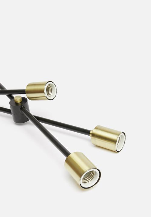 Sixth Floor - Molecule pendant - black