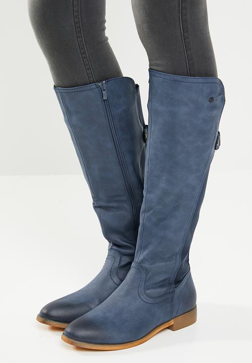 Miss Black - Rainer boot - navy