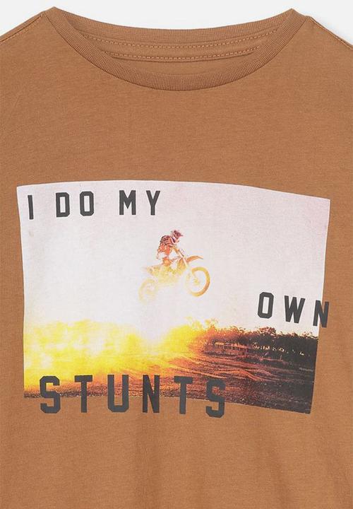 Cotton On - Tom long sleeve tee - brown
