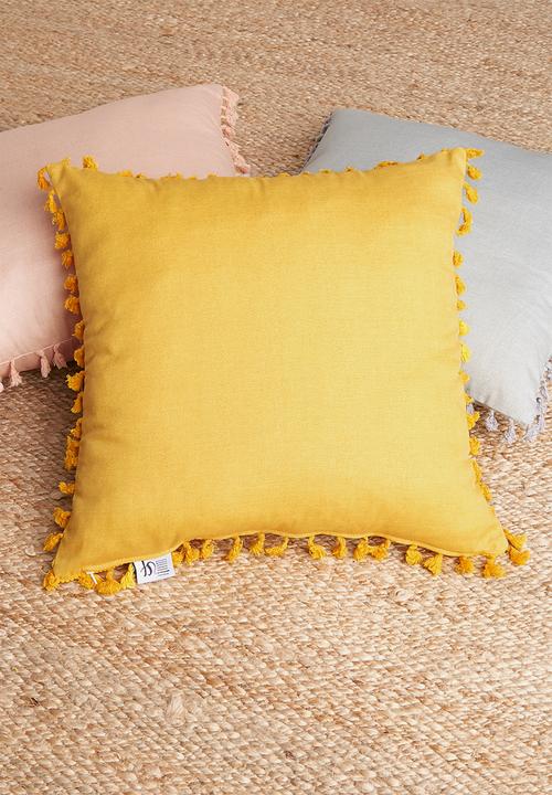 Sixth Floor - Lula cushion cover - spicy mustard