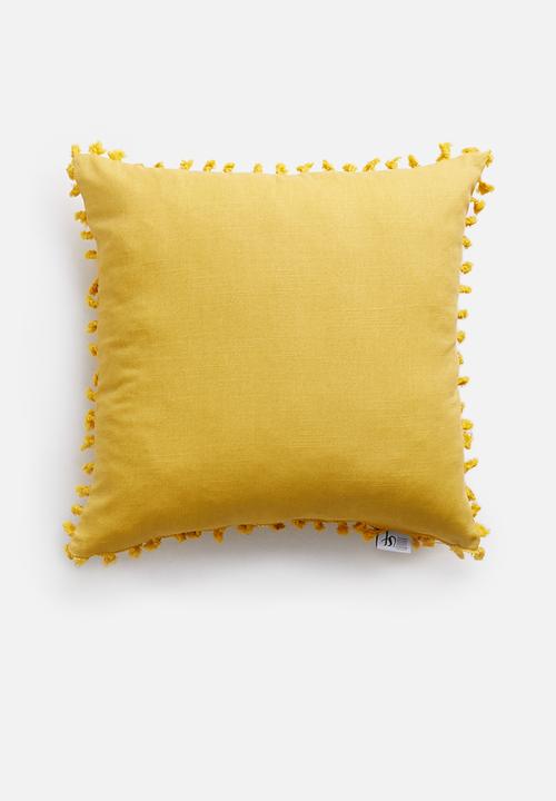 Sixth Floor - Lula cushion cover - spicy mustard