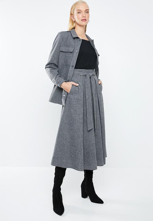 MANGO - Long sleeve loose fit top - black