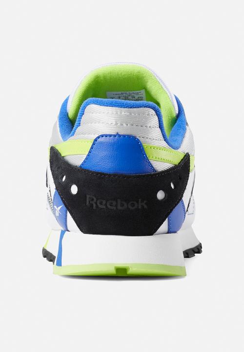 Reebok Classic - Cl lthr ati 90s - white/black/neon lime/crushed cobalt