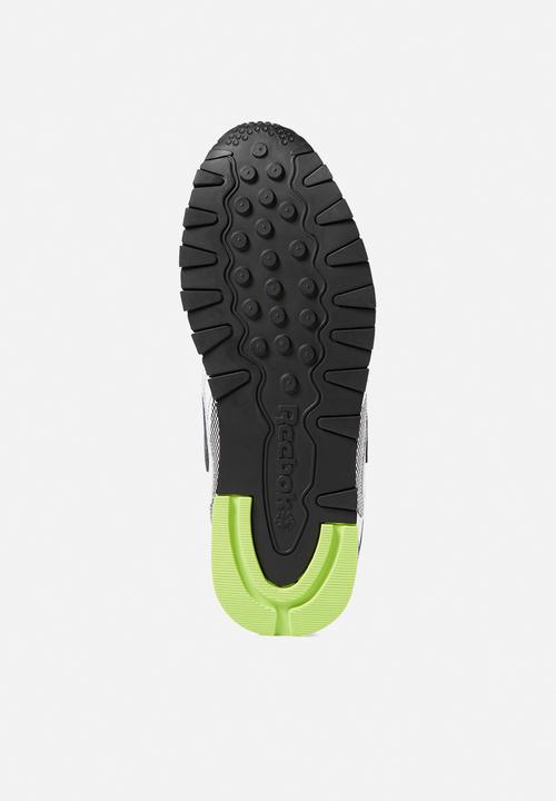 Reebok Classic - Cl lthr ati 90s - white/black/neon lime/crushed cobalt
