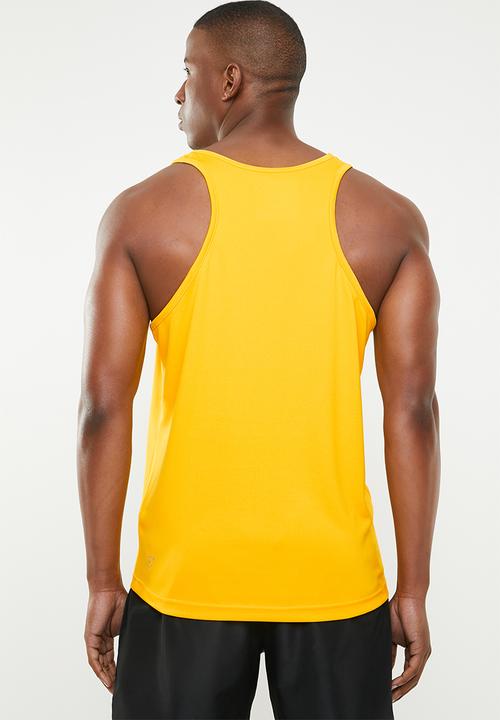 PUMA - Forever faster cotton singlet - yellow