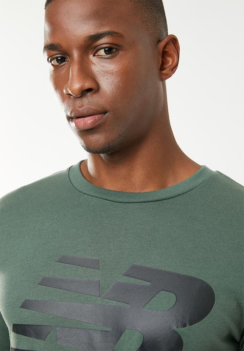 New Balance  - Logo graphic tee - khaki