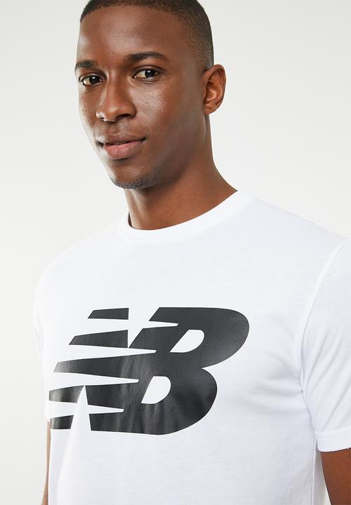 New Balance  - NB logo graphic tee - white