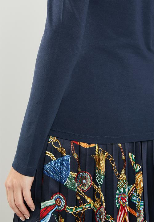 MANGO - Long sleeve T-shirt - navy