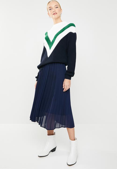 MANGO - Tricolour knit - multi