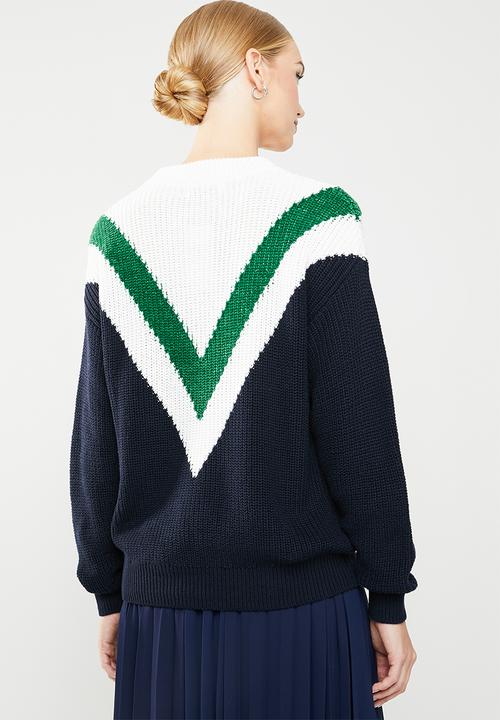 MANGO - Tricolour knit - multi