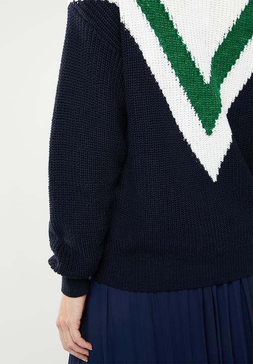 MANGO - Tricolour knit - multi
