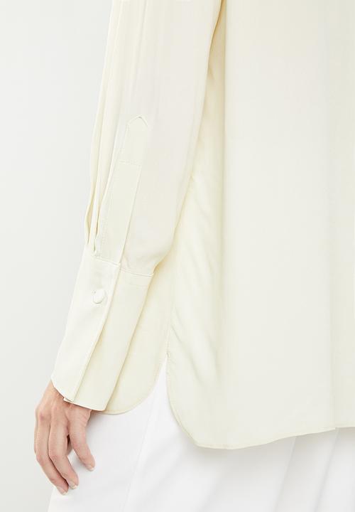 MANGO - Shoulder button blouse - neutral