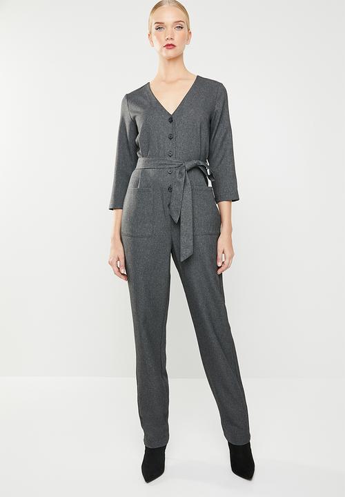 mango grey jumpsuit