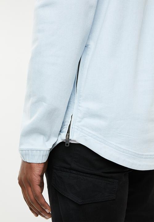 Jack & Jones - Jcodenim anorak  denim- blue