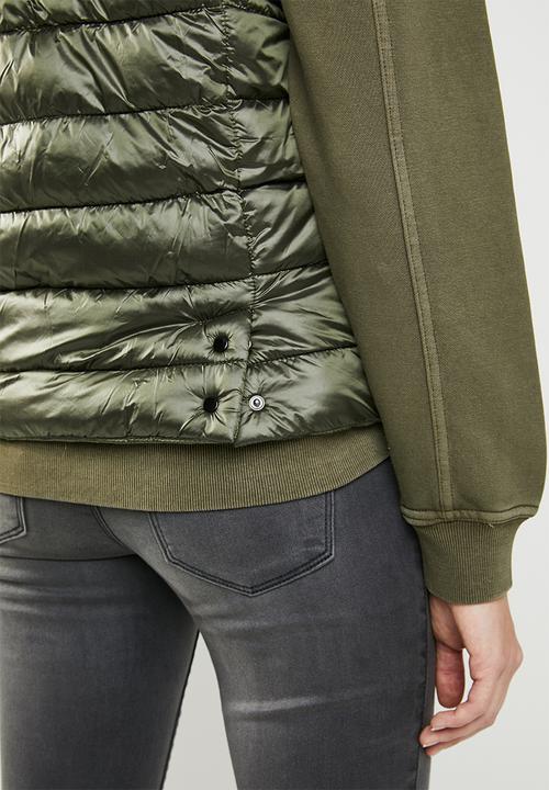 MANGO - Detachable hooded gilet - khaki