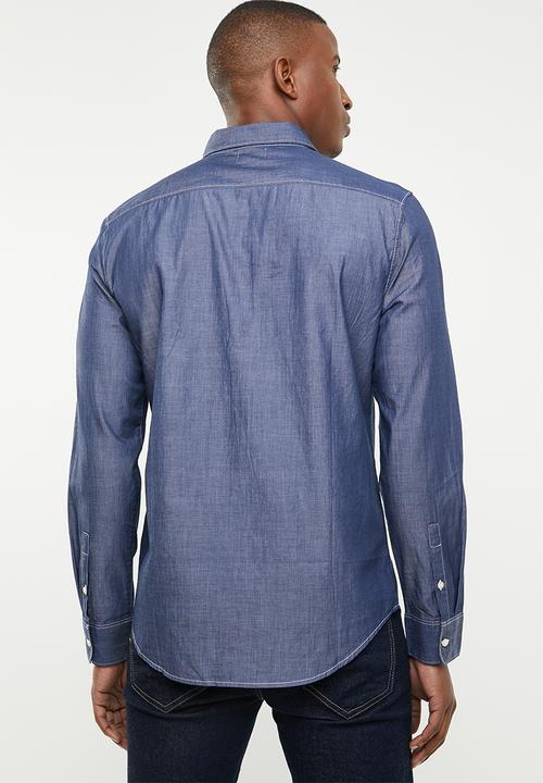 STYLE REPUBLIC - Button-up long sleeve shirt - blue 