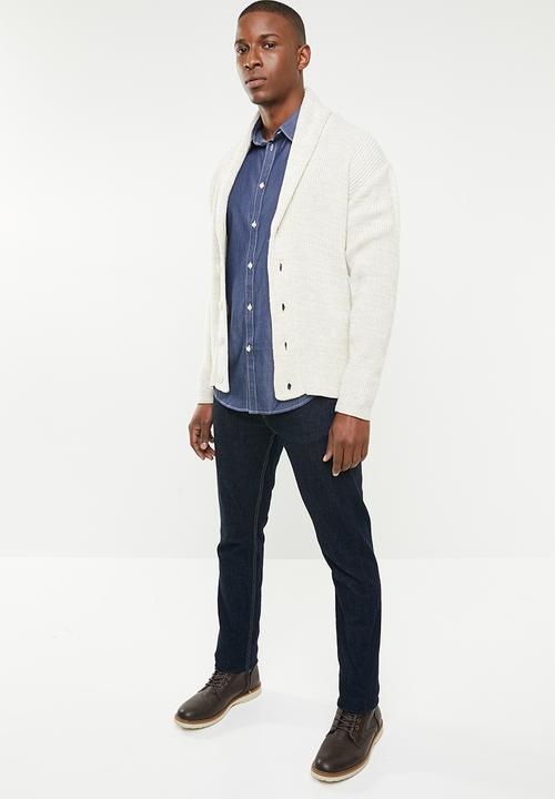 STYLE REPUBLIC - Button-up long sleeve shirt - blue 