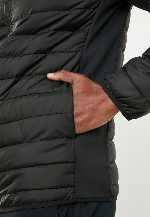 Jack & Jones - Chicago puffer jacket - black