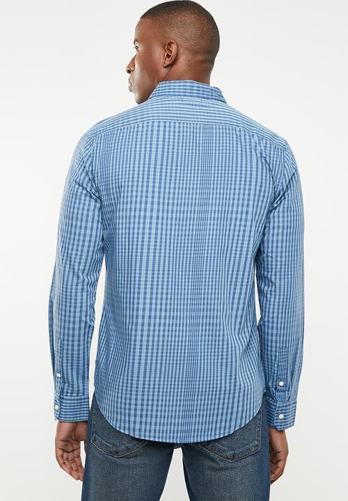 STYLE REPUBLIC - Button-up long sleeve shirt - blue