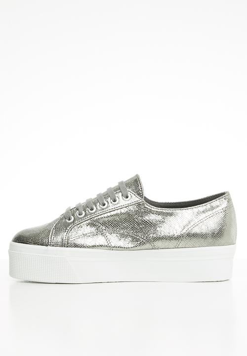 SUPERGA - 2790 Synthetic metallic snake - grey dk