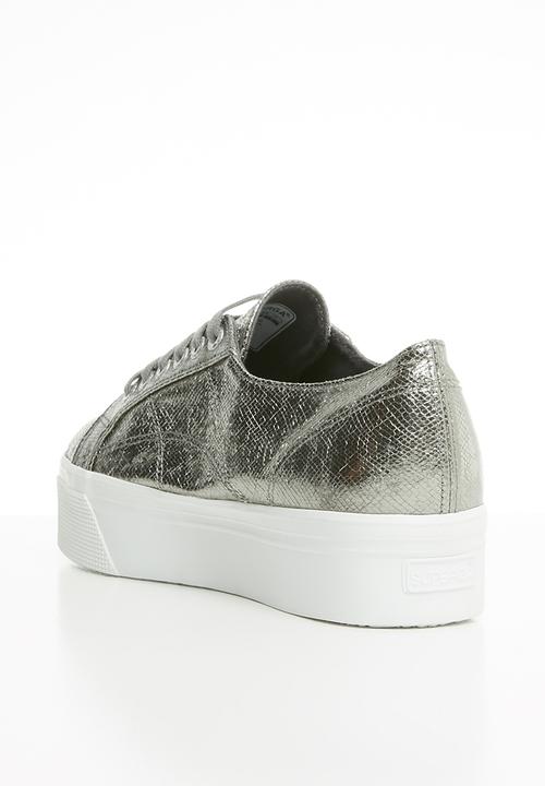 SUPERGA - 2790 Synthetic metallic snake - grey dk