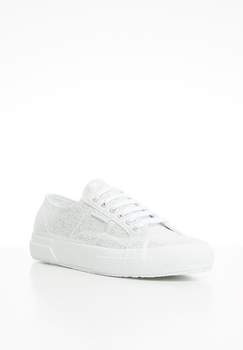 SUPERGA - 2750 jersey frosted soft glitter - white grey silver
