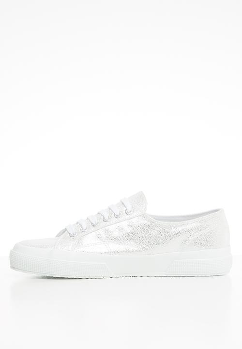 SUPERGA - 2750 jersey frosted soft glitter - white grey silver