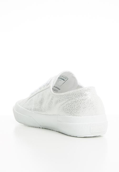 SUPERGA - 2750 jersey frosted soft glitter - white grey silver