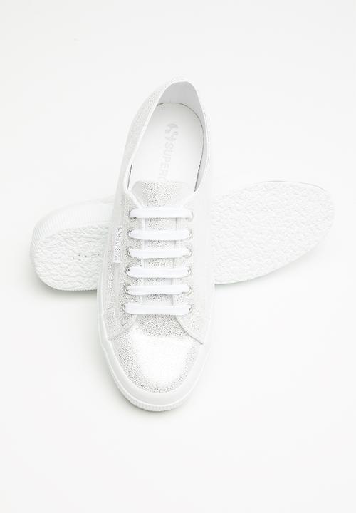 SUPERGA - 2750 jersey frosted soft glitter - white grey silver