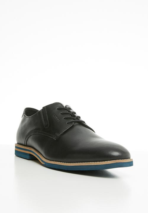 Pringle of Scotland - Miles leather lace-up - black