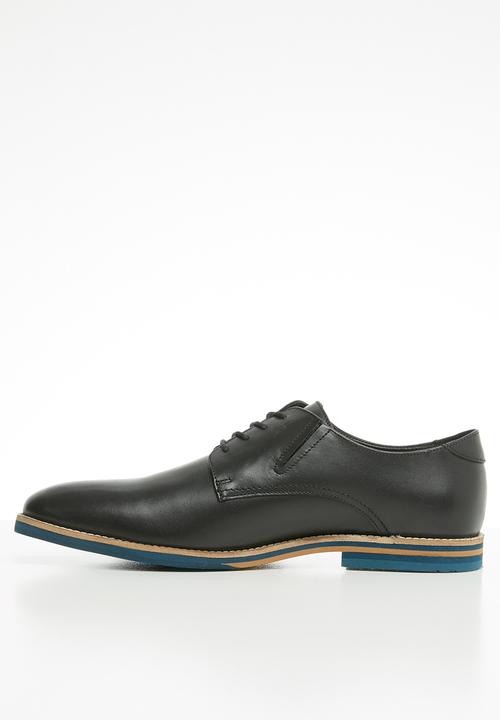 Pringle of Scotland - Miles leather lace-up - black
