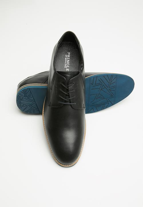 Pringle of Scotland - Miles leather lace-up - black