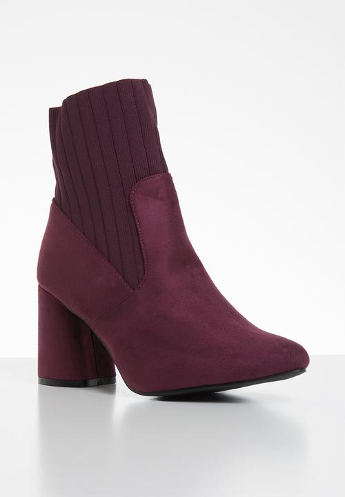Superbalist - Piper ankle boot - burgundy