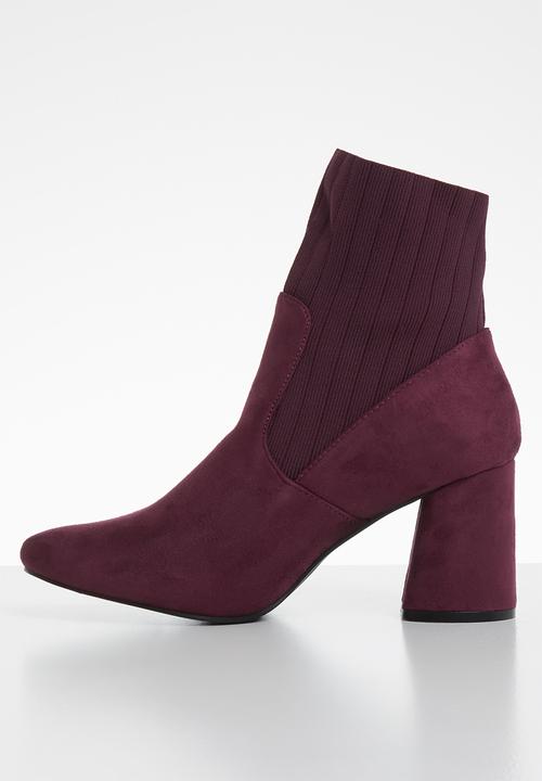 Superbalist - Piper ankle boot - burgundy