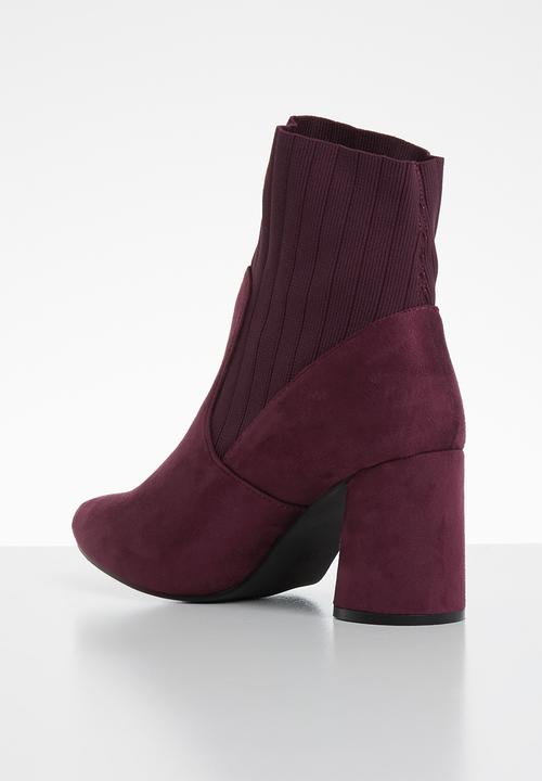 Superbalist - Piper ankle boot - burgundy