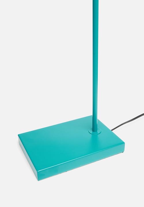 Sixth Floor - Waldo table lamp - teal