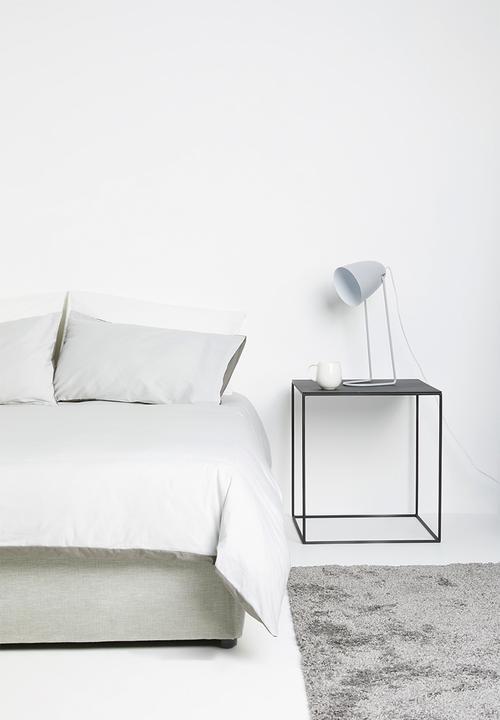Sixth Floor - Reversible duvet set - dgrey/lgrey