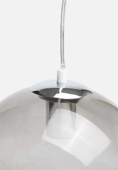 Sixth Floor - Smoke globe pendant