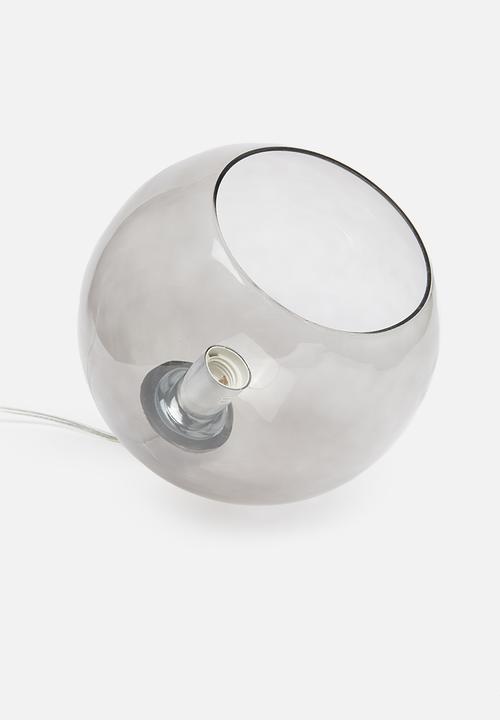 Sixth Floor - Smoke globe pendant