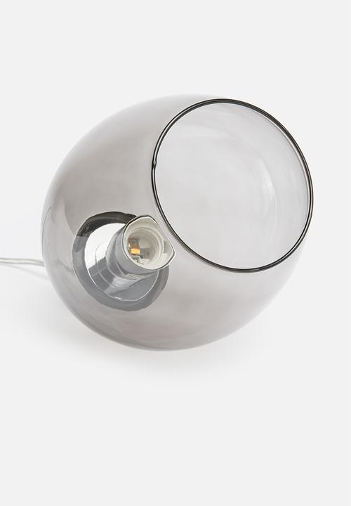 Sixth Floor - Oval pendant lamp - smoke 