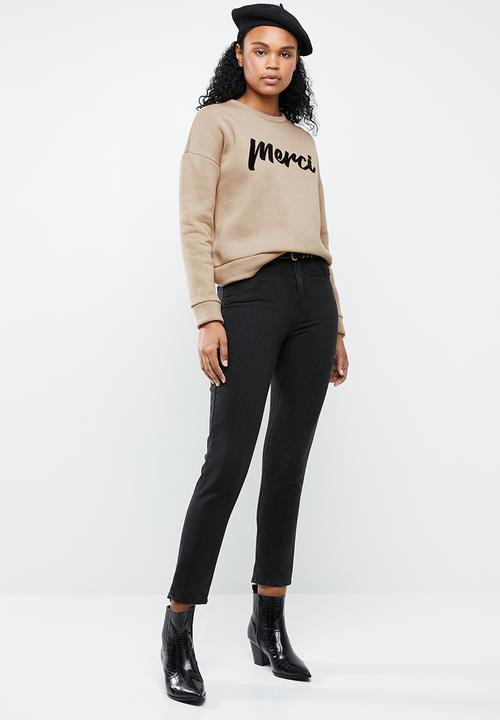 MANGO - Merci sweatshirt - beige